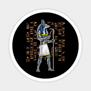 Anubis Egyptian Hieroglyphs Magnet